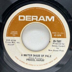 良好!! USオリジナル 7インチ PROCOL HARUM A Whiter Shade Of Pale 青い影 1st デビューシングル (