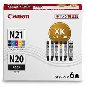 キヤノン Canon 純正 インクカートリッジ XKI-N21(BK/C/M/Y/PB)+N20 6色マルチパック XKI-N21+N20/6M