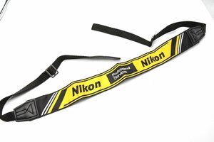 Nikon ニコン NPS プロストラップ 2代目 Nikon Professional Services 黒x黄色 未使用品 20796762