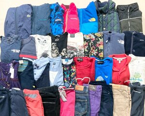 ★ブランド 子供服 34点 まとめ ベビー キッズ 男の子 女の子 THE NORTH FACE TOMMY ヒスミニ BURBERRY ARMANI 等 卸 現状品 7.5kg★