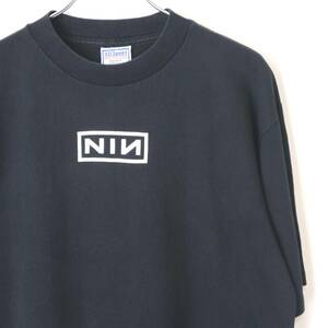 希少 90s nine inch nails ボックスロゴ バンド Ｔシャツ バンＴ vintage ヴィンテージ ニルヴァーナ スマパン ムービー アニメ USA製