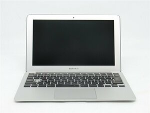 中古　Macbook Air　A1370　　本体止めネジ欠品 　通電します　詳細不明　ノートPCパソコン　ジャンク品　