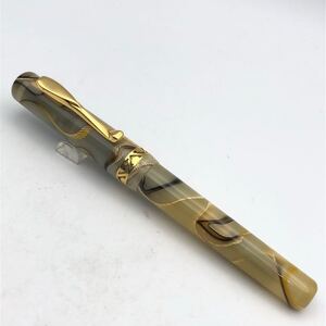 ★E12207/VISCONTI ビスコンティ/万年筆/カレイドボイジャー/ペン先 18K 750/ゴールド系 す