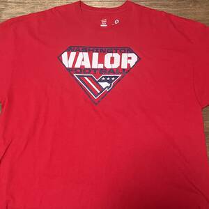 ◎AFL Washington Valor Tシャツ Indoor American football shirt ビッグシルエット オーバーサイズ