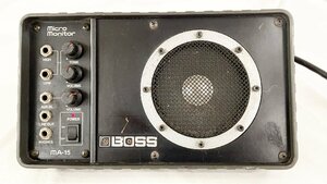 BOSS MA-15 Micro Monitor ボス モニターアンプ スピーカー 通電音出し確認済み　20240608