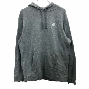 NIKE ロゴスウェットLサイズ ナイキ　グレー　パーカー　スポーツ　古着卸 アメリカ仕入 t2208-3300