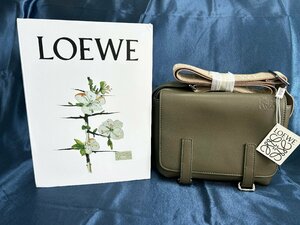 LOEWE ロエベ 斜めがけショルダーバッグ 2WAYハンドバッグ/グリーン/ミニバッグ/ショルダーバッグ/トートパッグ puzzle 24cm