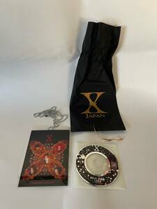 非売品 X JAPAN エックス FILM GIG 1993 VISUAL SHOCK 攻撃再開 配布ビニール袋 メッセージCD GUEST PASS YOSHIKI HIDE TOSHI TAIJI PATA