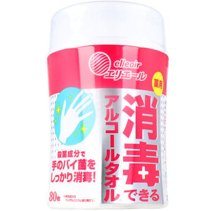 エリエール 消毒できるアルコールタオル 薬用 本体 80枚入