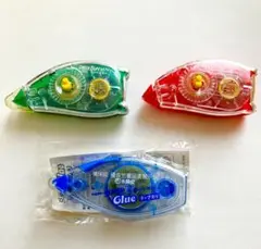 【お得】【まとめ売り】テープのり&check tape mini 赤&緑 セット