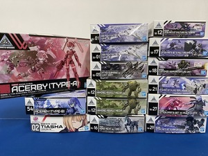 1円～★未組立★【プラモデル】30MM まとめて 15箱セット　アチェルビー本体、エグザビークル、オプションパーツセット など　(8221)