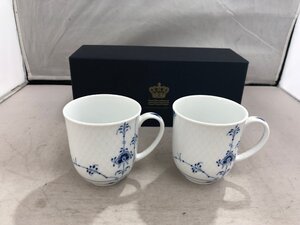 【ROYAL COPENHAGEN】ロイヤルコペンハーゲン　497　カップ2客セット　SY02-H07