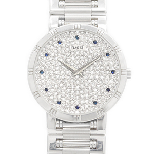 PIAGET ピアジェ ダンサー 94023K81 ダイヤモンド シルバー パヴェダイヤ K18WG 金無垢 レディース メンズ ユニセックス 手巻き