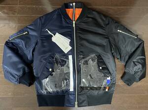 TAKAHIROMIYASHITA 　The Soloist 　ソロイスト　soloist　oversized two-tone flight jacket フライトジャケット