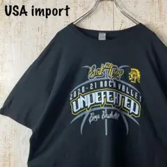 バスケットボール ハイスクール バックプリントTシャツ ブラックXLアメリカ古着