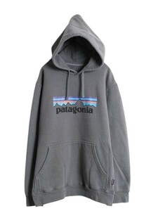 21年製 パタゴニア プリント スウェット フード パーカー メンズ XL / Patagonia トレーナー プルオーバー ストレッチ アウトドア 裏起毛