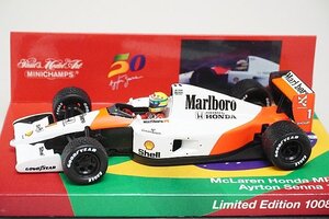 PMA ミニチャンプス 1/43 McLaren Honda マクラーレンホンダ MP4/6 A.セナ 1991 #1 50周年記念 マルボロ仕様 413910001