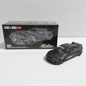 1/64 MINI GT Nissan Skyline GT-R ( R33 ) Active Carbon R V1 スカイライン アクティブ カーボン ブラック KHMG116