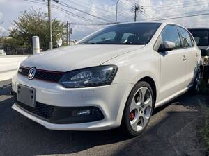 福岡 平成25年 2013年 VW 6R フォルクスワーゲン ポロ POLO GTI AT 故障車 一時抹消済み 中古車 部品取り車