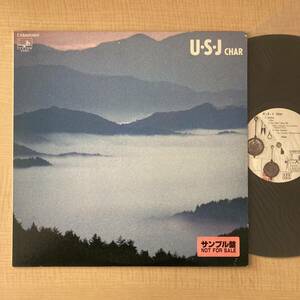 《見本盤》CHAR『U・S・J』LP〜USJ/チャー/竹中尚人/にほ