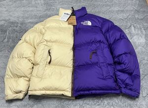 Supreme x The North Face Split Nuptse Jacket Tan サイズM 未使用