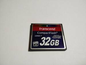 32GB　Transcend　CFカード　フォーマット済み　メモリーカード　コンパクトフラッシュカード