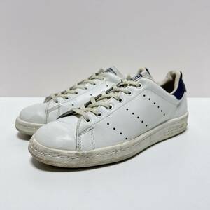 90s adidas アディダス スタンスミス モロッコ製 スニーカー ホワイト×ネイビー STAN SMITH ヴィンテージ US5 1/2 23.5cm