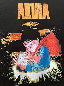 【未使用品】 アキラ AKIRA akira Tシャツ ブラック 黒　半袖 新品 XL アニメ 綿 コットン マンガ 鉄雄 テツオ 金田 カネダ マサル キヨコ