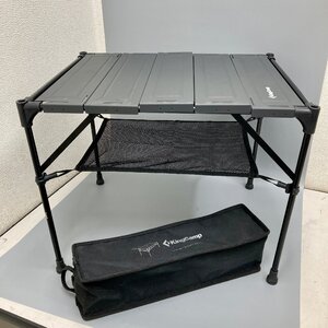 ◆◇[8] KingCamp キングキャンプ 折りたたみテーブル コンパクト テーブル 中古 アウトドア 06/100308m◇◆