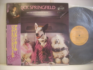 ●LP 　リック・スプリングフィールド / アメリカン・ガール 帯付 RICK SPRINGFIELD SUCCESS HASN