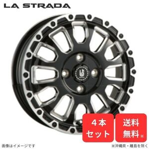 ホイール ラ・ストラーダ サンバートラック S500J/S510J スバル 4本セット アヴェンチュラ 12インチ 4H LA240C42GBM