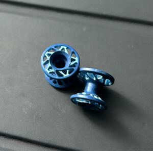 １円スタート CNC 加工ローラー 2段ローラー2個正規品 ミニ四駆 タミヤ 青