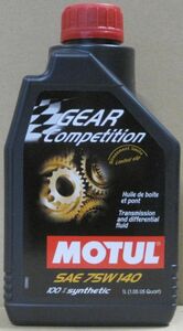 MOTUL モチュール GEAR COMPETITION 75W140 GL-5 LSD対応 競技用ギアオイル 1L