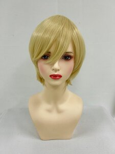 コスプレウィッグ 仮装 アニメ 人気 耐熱★Wigs2you C-009 金色 ゴールド 金髪 BRONZE ショート 白髪 隠す カツラ レーディス