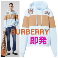 ❤️BURBERRYバーバリー正規24秋冬美品フーディスウェット