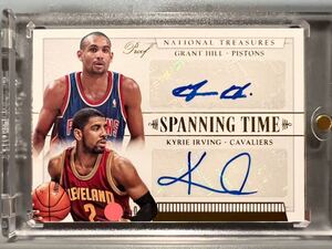 最高級 Gold Proof 10枚限定 Auto 新人王 Duke 15 Panini 国宝 Kyrie Irving Grant Hill カイリー・アービング グラント・ヒル NBA サイン