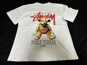 ステューシー Tシャツ STUSSY BUILT TOUGH 半袖 L ホワイト