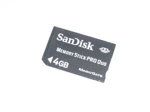 動作保証！SanDisk Memory Stick PRO Duo 4GB MAGICGATE ②