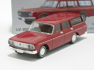 トヨペット マスターライン ライトバン（赤）67年式 LV-203a【トミーテック社1/64ミニカー】【トミカの時】