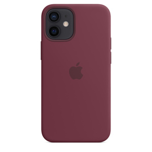 Apple 純正品◆iPhone 12 mini Silicone Case with MagSafe - Plum シリコーンケース -プラム シリコン ケース アップル【並行輸入品】