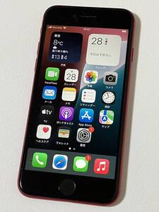 SIMフリー iPhoneSE2 64GB Product Red シムフリー アイフォンSE 2 第二世代 第2世代 レッド softbank docomo au SIMロックなし A2296 78%