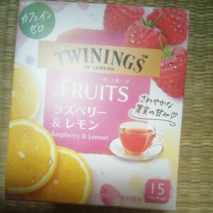ザ・フルーツ ラズベリー＆レモン ティー バッグ - トワイニング　残り12袋のみ　賞味期限2024.9