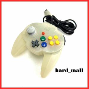 【美品】HORI　ホリパッドミニ64　コントローラー　ホリパッド　NINTENDO64　ニンテンドー64　任天堂64　N64　スノーホワイト