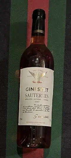 【ワインブランド】GINESTET Sauternes 1997 甘口ビンテージ