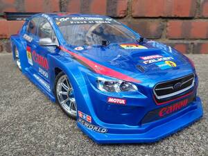 !! タミヤ TT‐01シャーシ OPパーツ付き !! スバル WRX STI !! 2.4Gプロポ・メカ他 付フルセット !! ￥100～売切り・ジャンクで!!