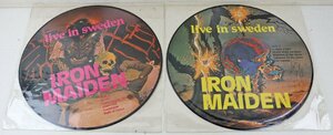 S◎中古品◎LPレコード『Live In Sweden Vol.1&2』 ライヴ・イン・スウェーデン Iron Maiden/アイアン・メイデン ピクチャーレーベル 2枚組