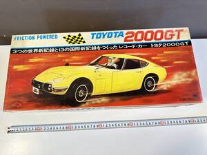 激レア箱付/昭和レトロ/旧車/ブリキ/トヨタ2000GT/T.N 野村トーイ/フリクションカー/全長47㎝