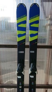 SALOMON X-RACE JRスキービンディングセット　140㌢　中古美品です!