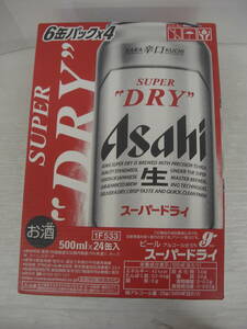 ◆◇アサヒ/スーパードライ/ビール/500ｍｌ/２４缶/製造年月：２０２４年４月 :日k2626-157ネ◇◆