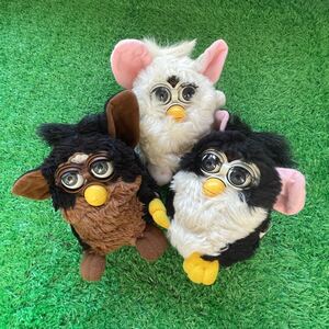 当時物 ファービー トミー Furby TOMY 初代 おもちゃ ぬいぐるみ バーチャルペット 電子ペット 3体